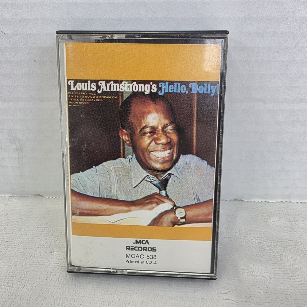 Louis Armstrong Hello Dolly 1990 MCA USA Press - Cassetta‎ Tape Cassette